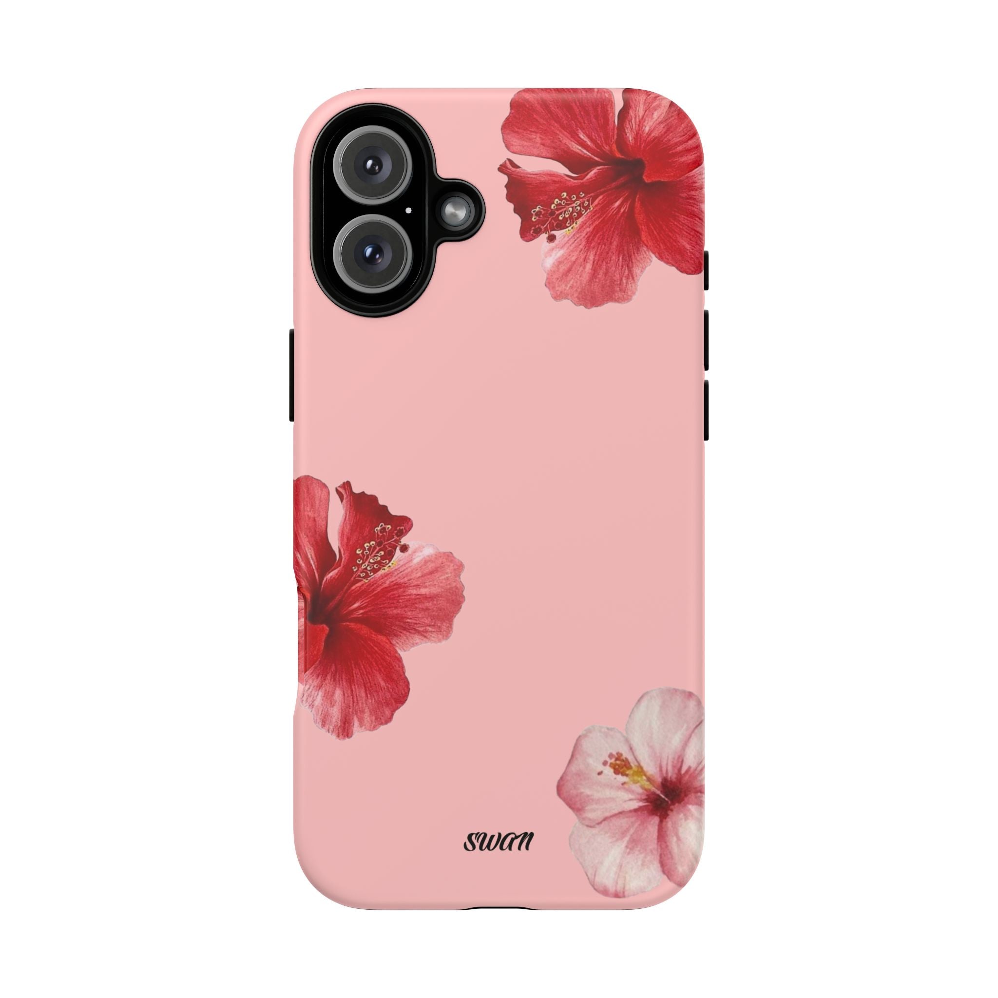 Blühender Hibiskus (Rosa)