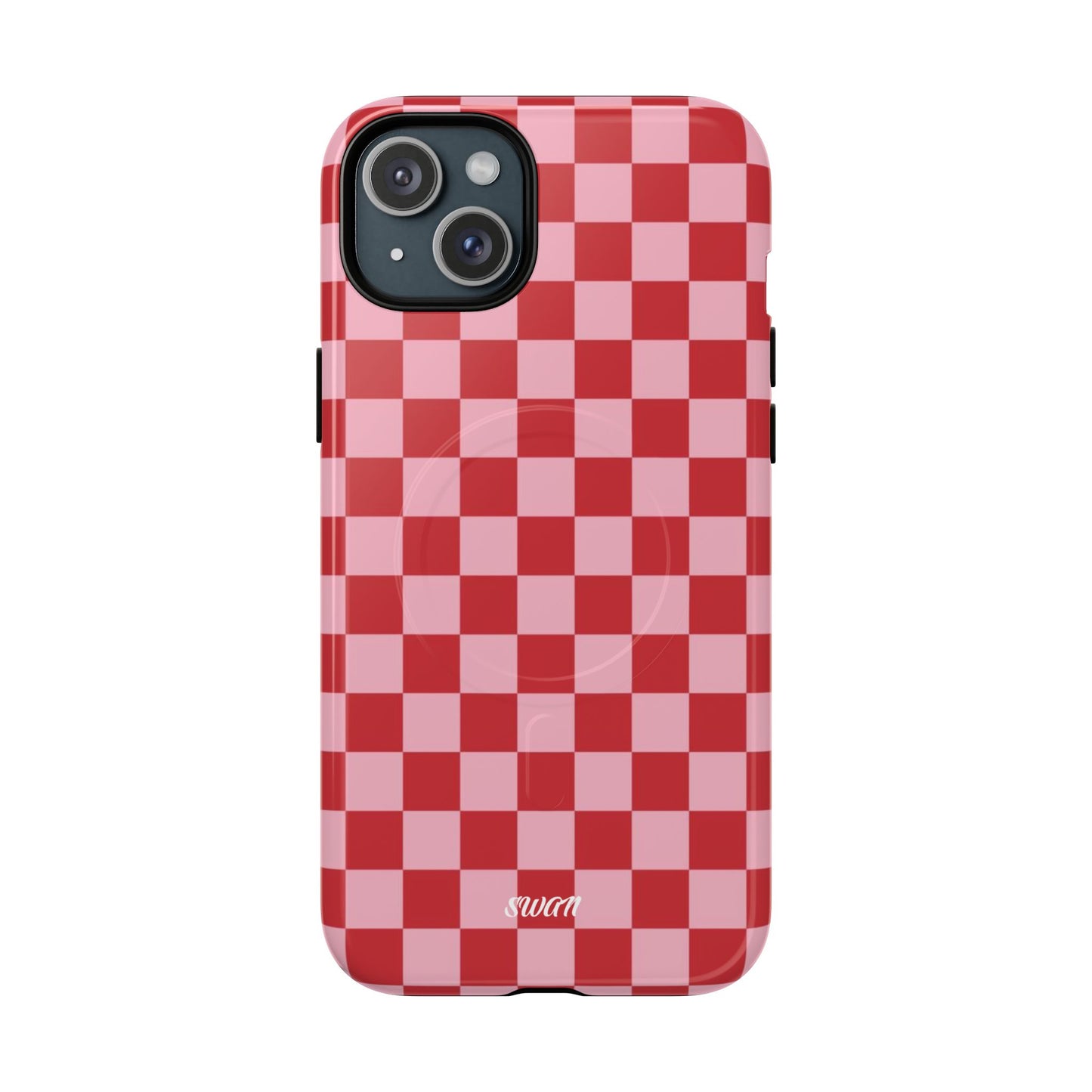 Red Checkerboard (Magsafe) - Swan