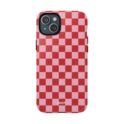 Red Checkerboard (Magsafe) - Swan
