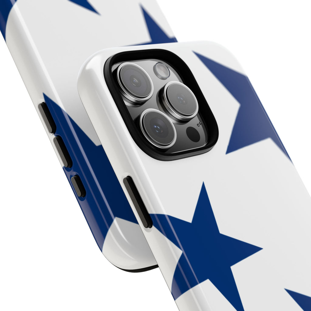 Sternenblüte (Blau in Weiß)