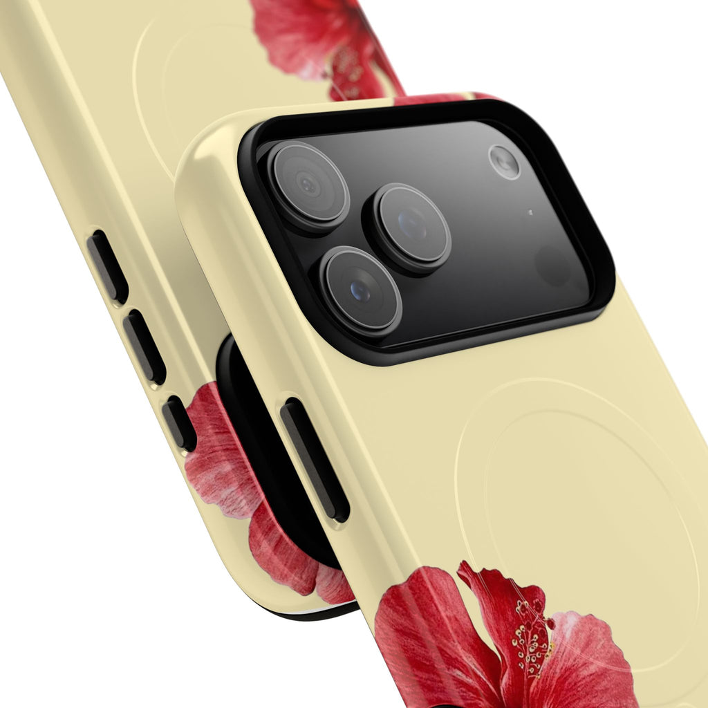 Hibiscus floral (Jaune tendre) (Magsafe)