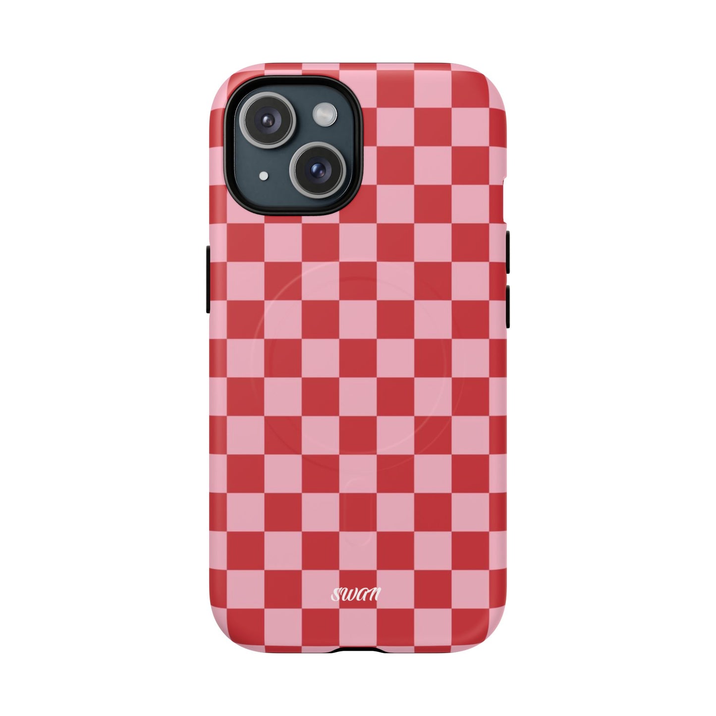 Red Checkerboard (Magsafe) - Swan