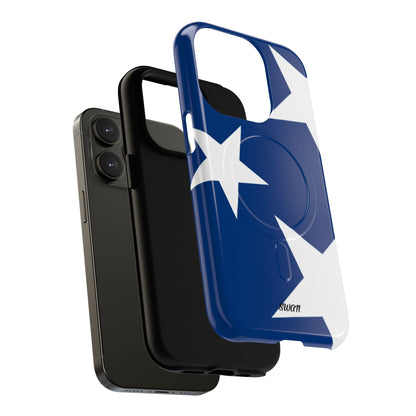 Star Bloom (Blue in White) (Magsafe) - Swan