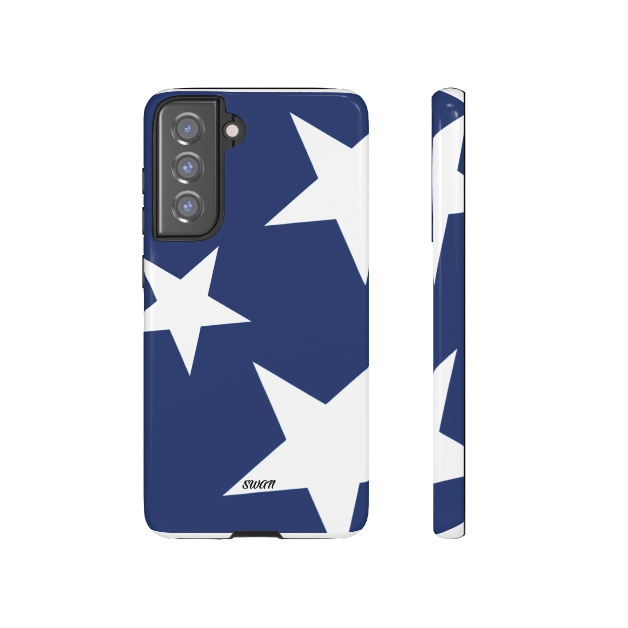 Star Bloom (White in Blue)