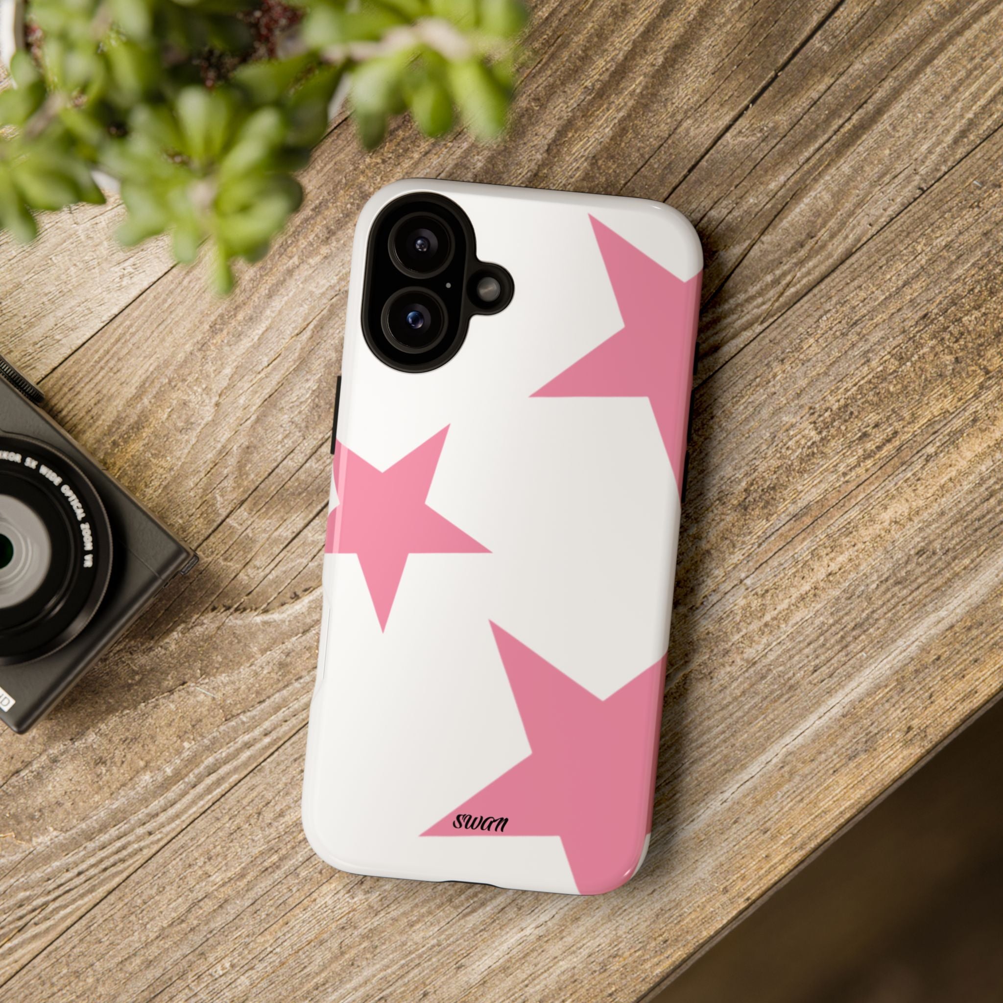 Star Bloom (Pink in White)