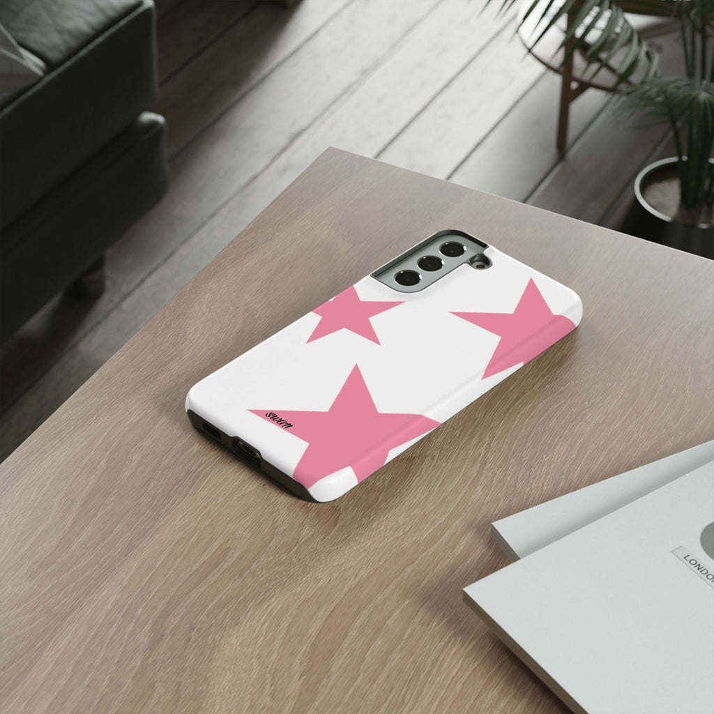 Star Bloom (Pink in White)