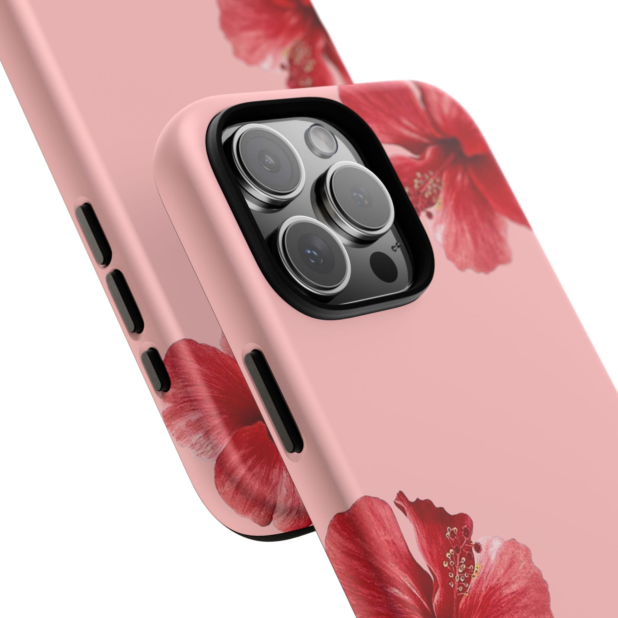 Blühender Hibiskus (Rosa)