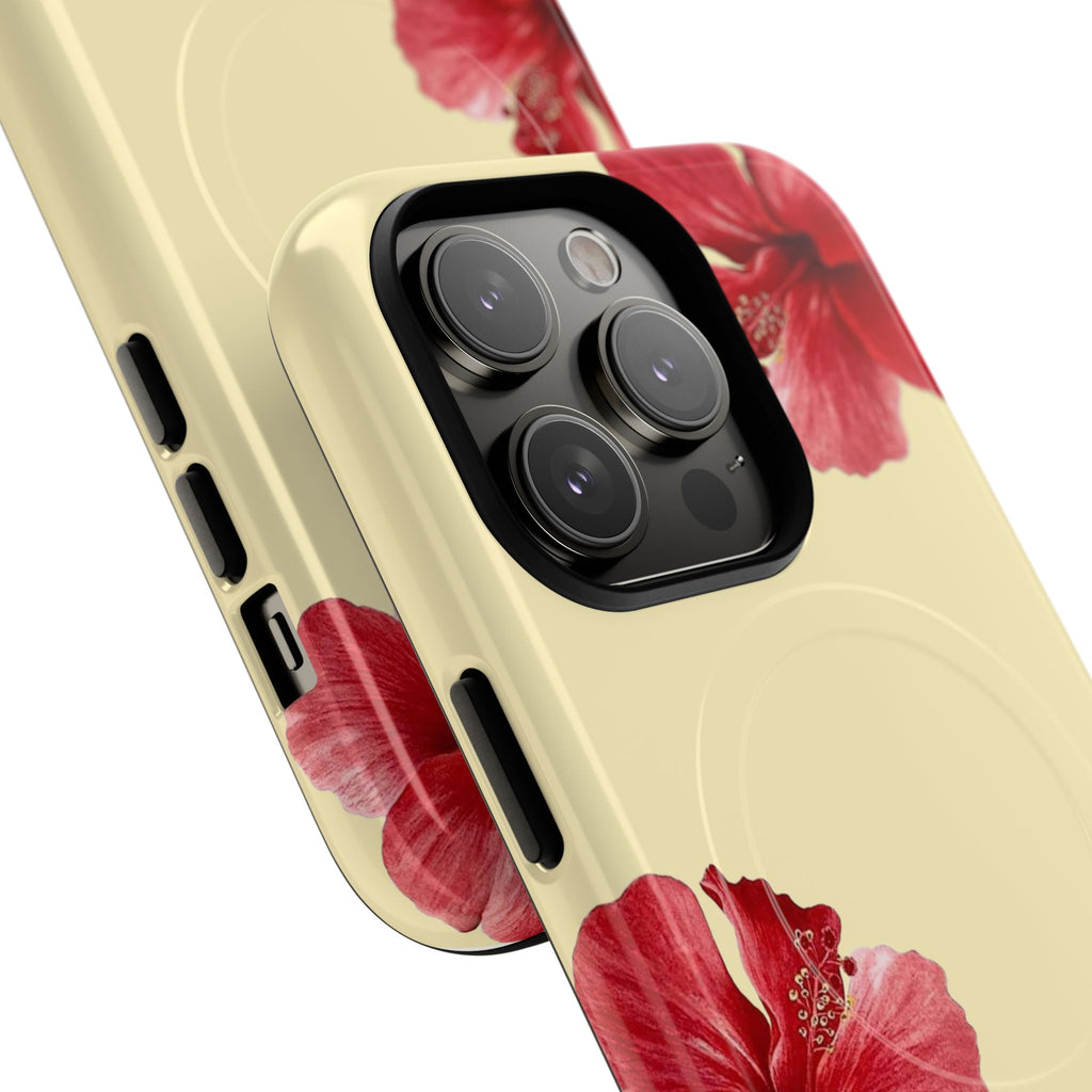Hibiscus floral (Jaune tendre) (Magsafe)