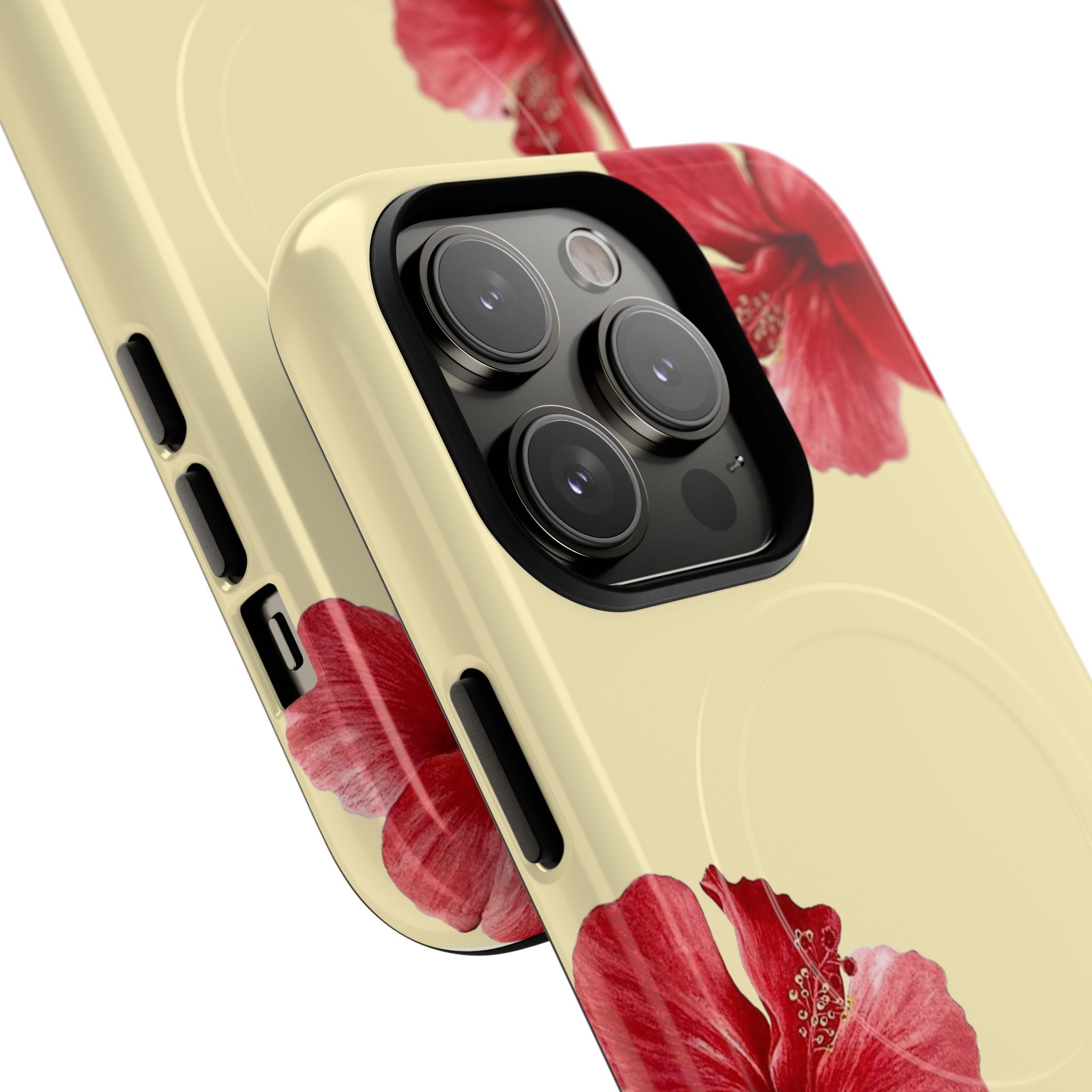Hibiscus floral (Jaune tendre) (Magsafe)