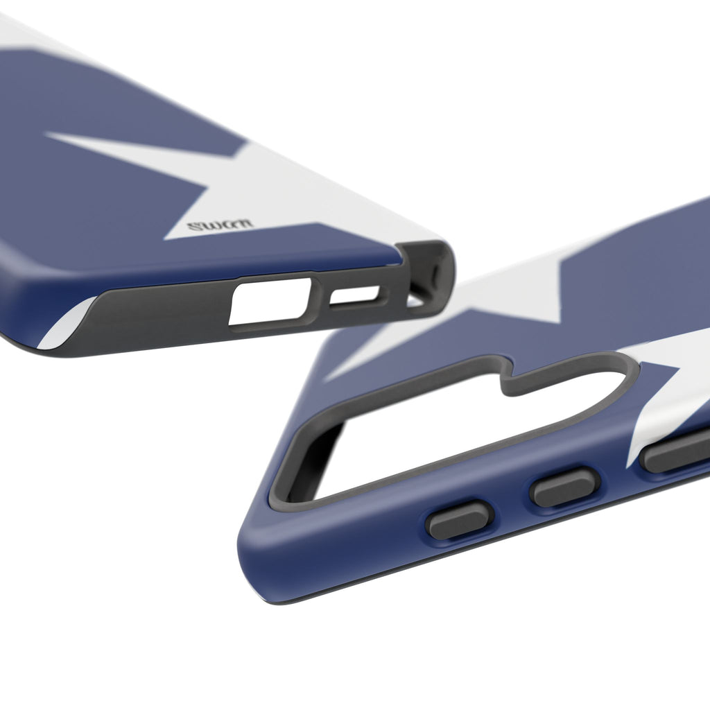 Star Bloom (White in Blue)