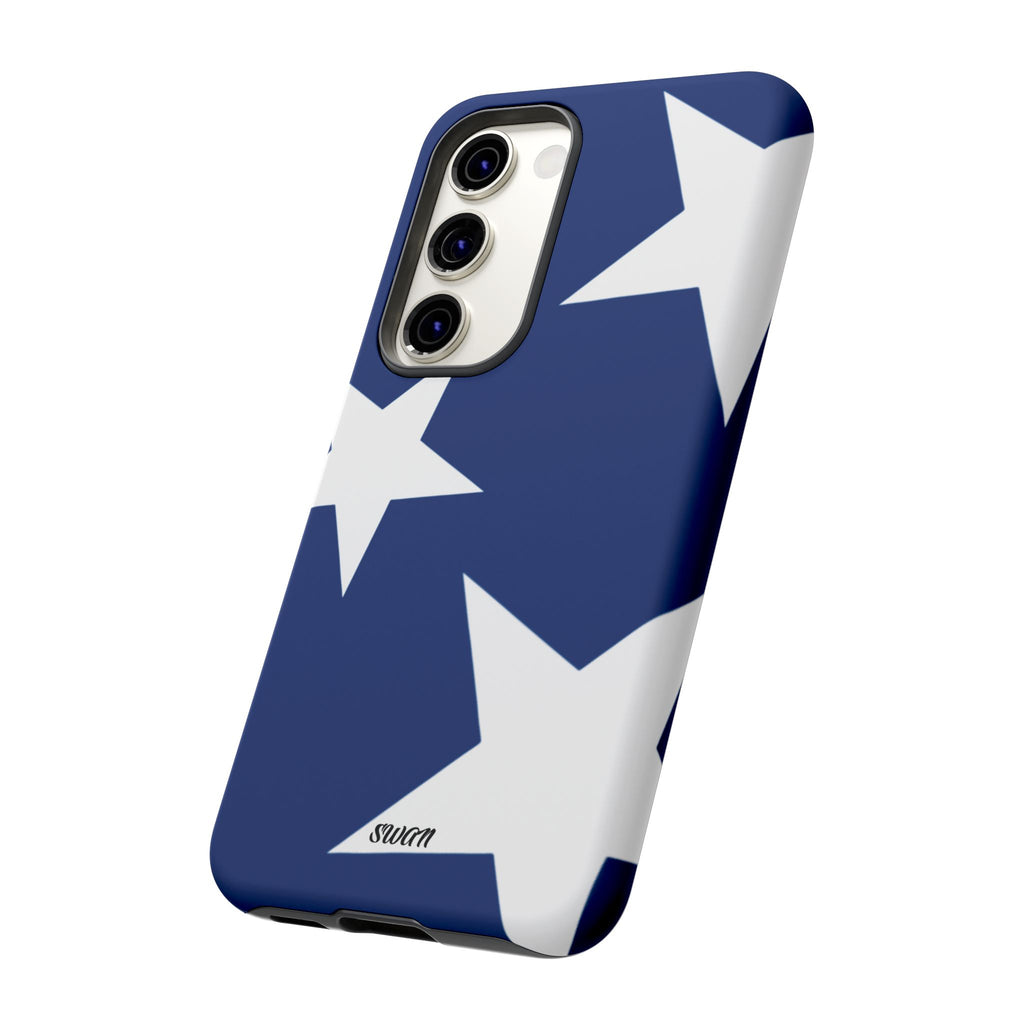 Star Bloom (White in Blue)