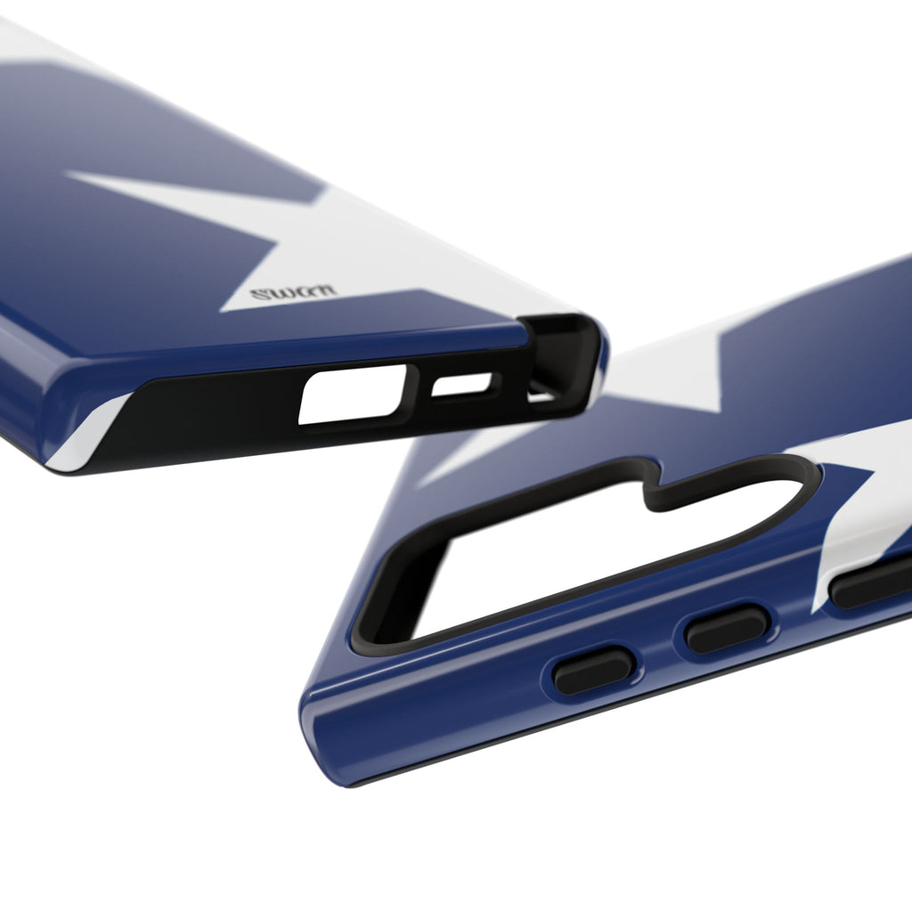 Star Bloom (White in Blue)