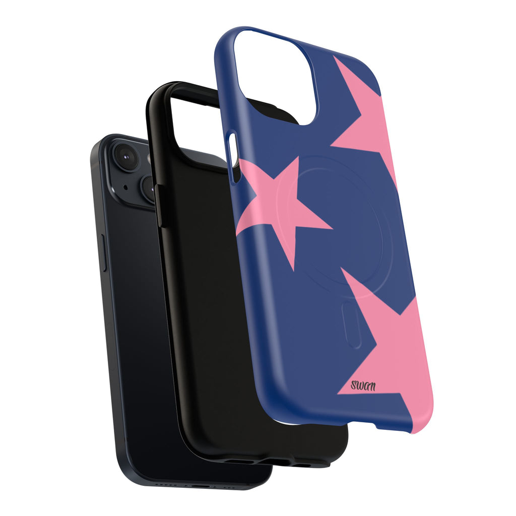 Star Bloom (Pink in Blue) (Magsafe)