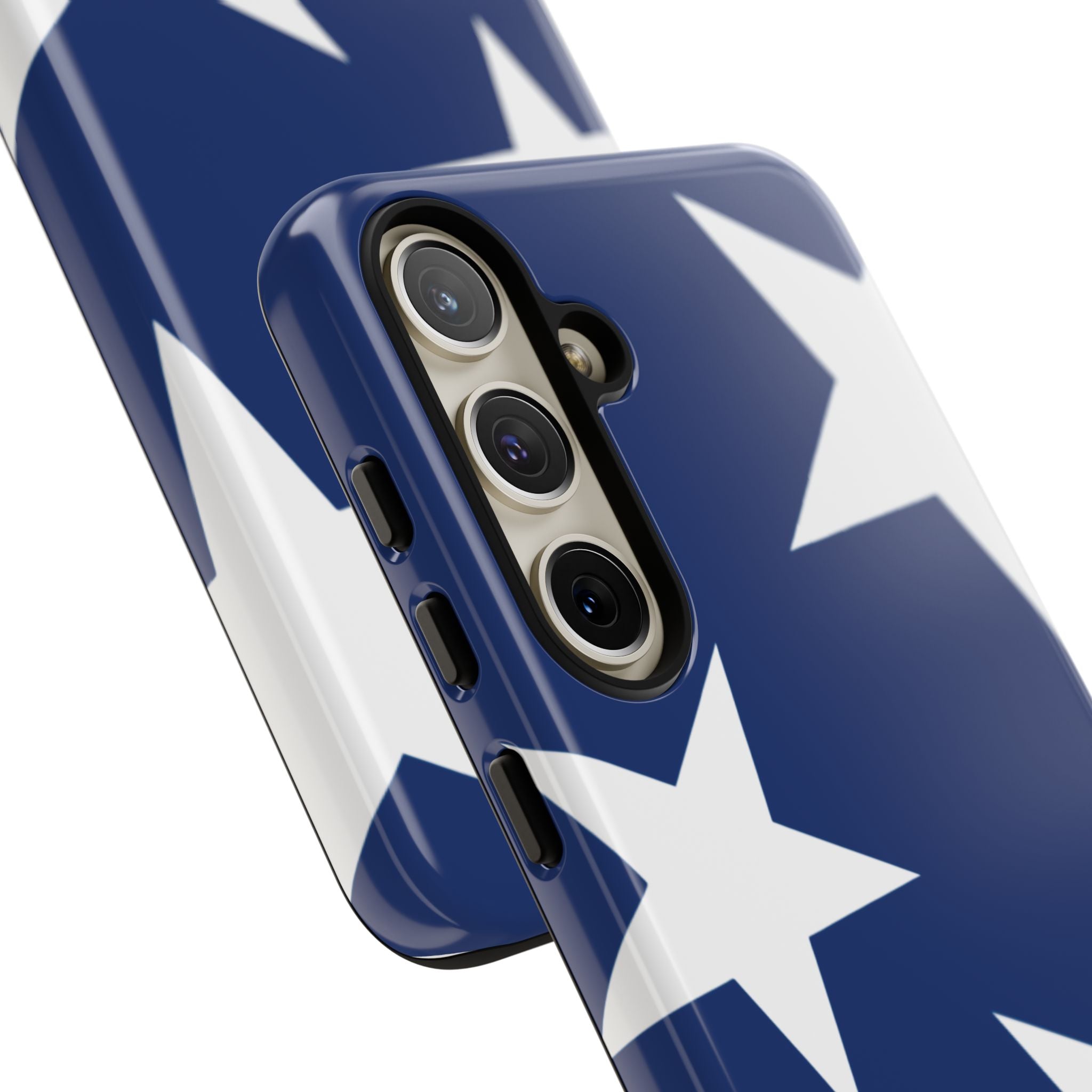 Star Bloom (White in Blue)