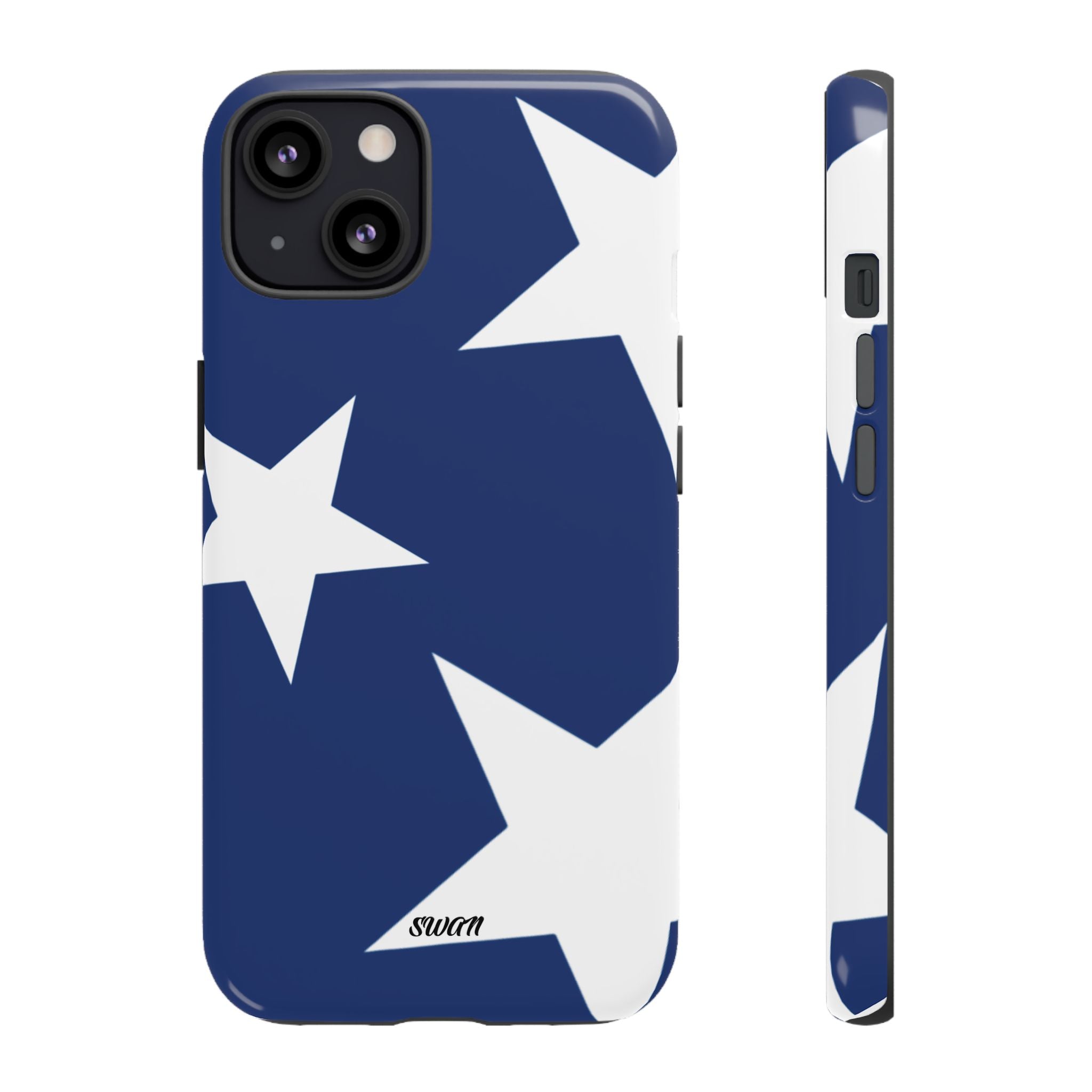 Star Bloom (White in Blue)