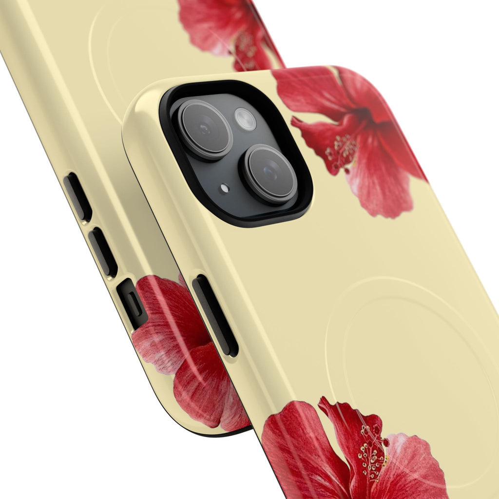 Hibiscus floral (Jaune tendre) (Magsafe)