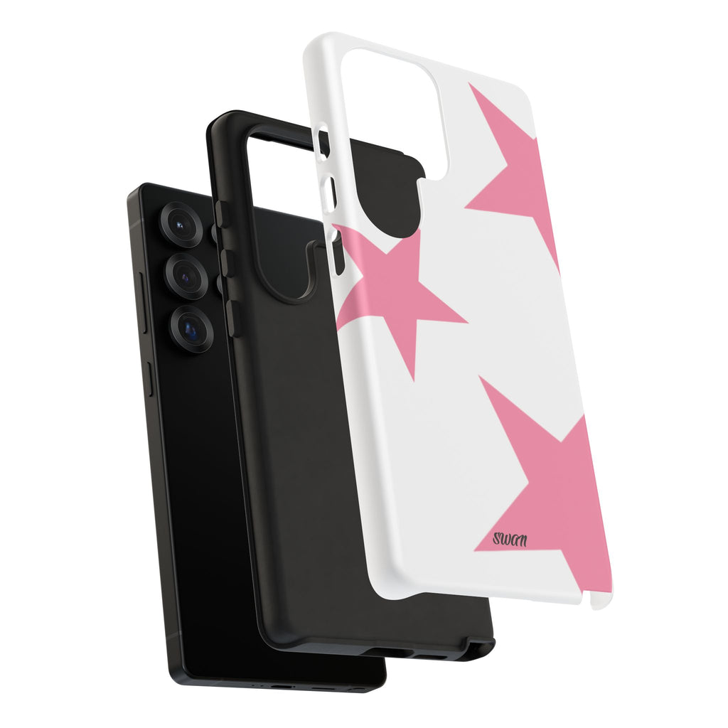 Star Bloom (Pink in White)