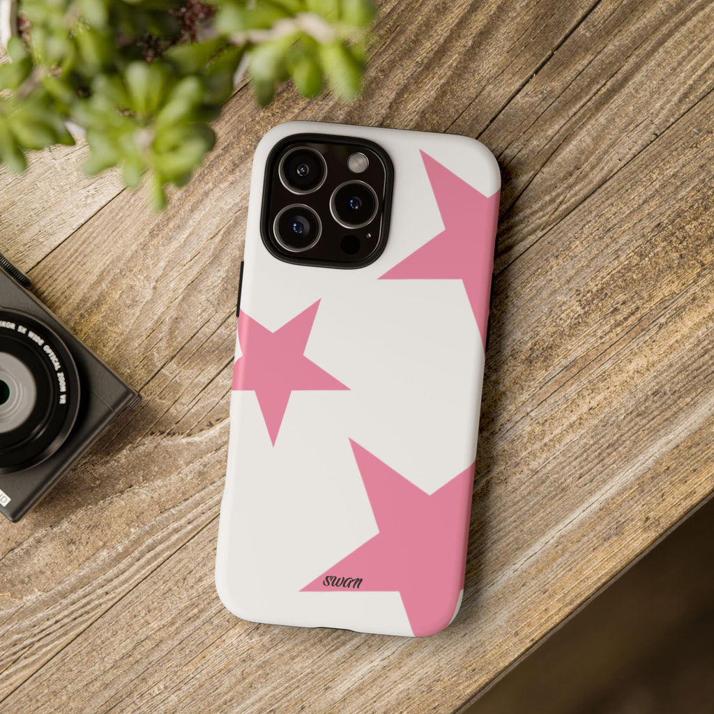 Star Bloom (Pink in White)