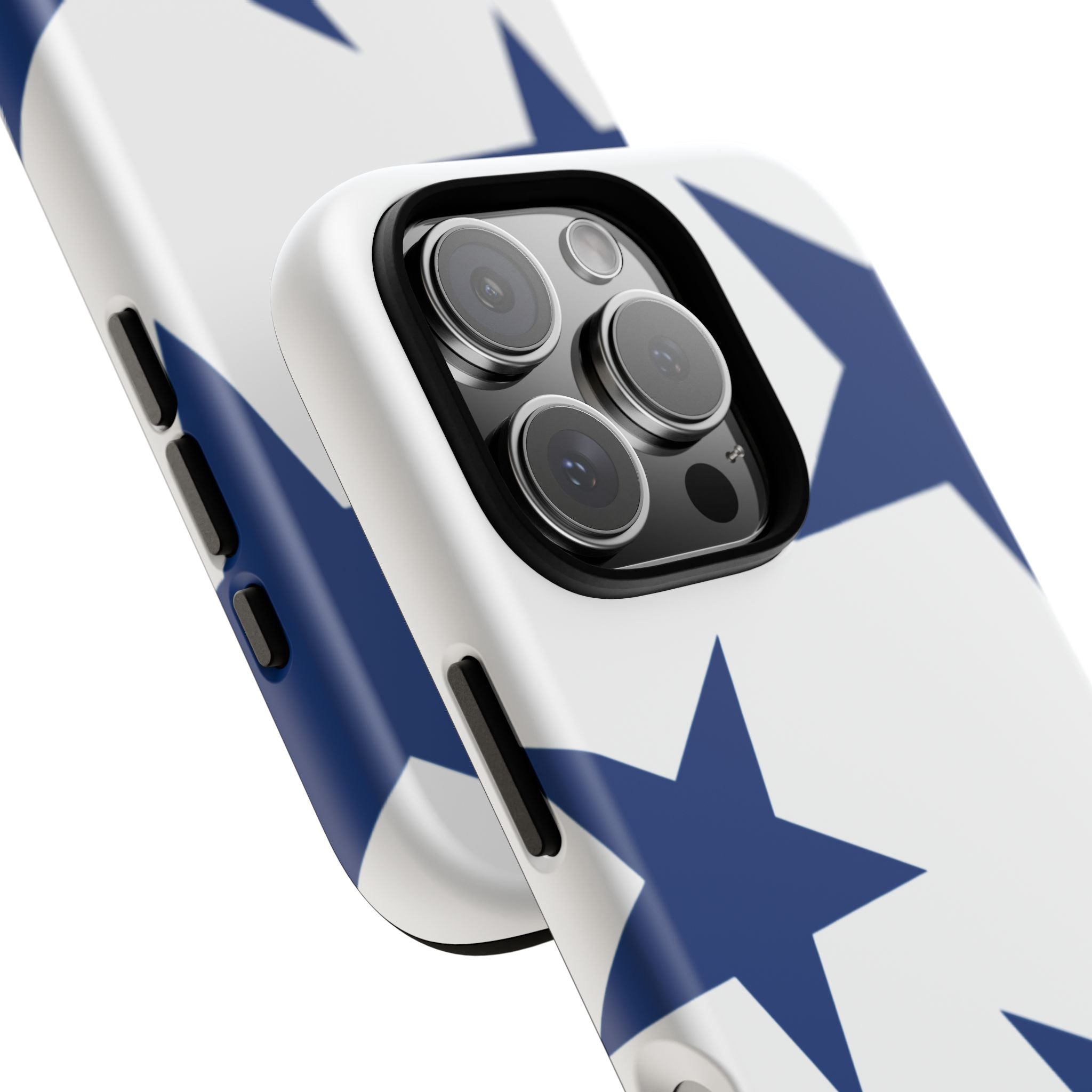 Sternenblüte (Blau in Weiß)