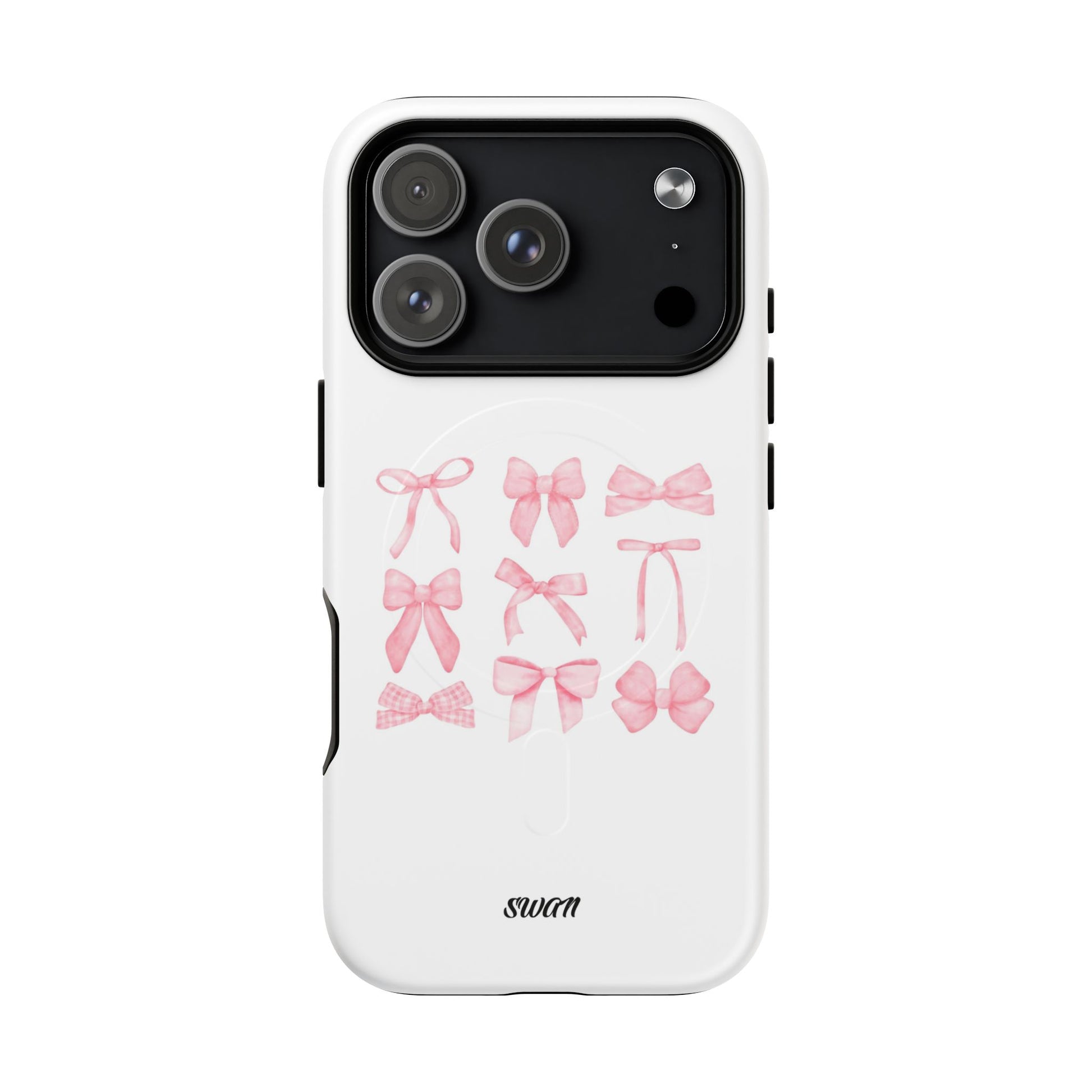 Pinky Bows (Magsafe) - Swan