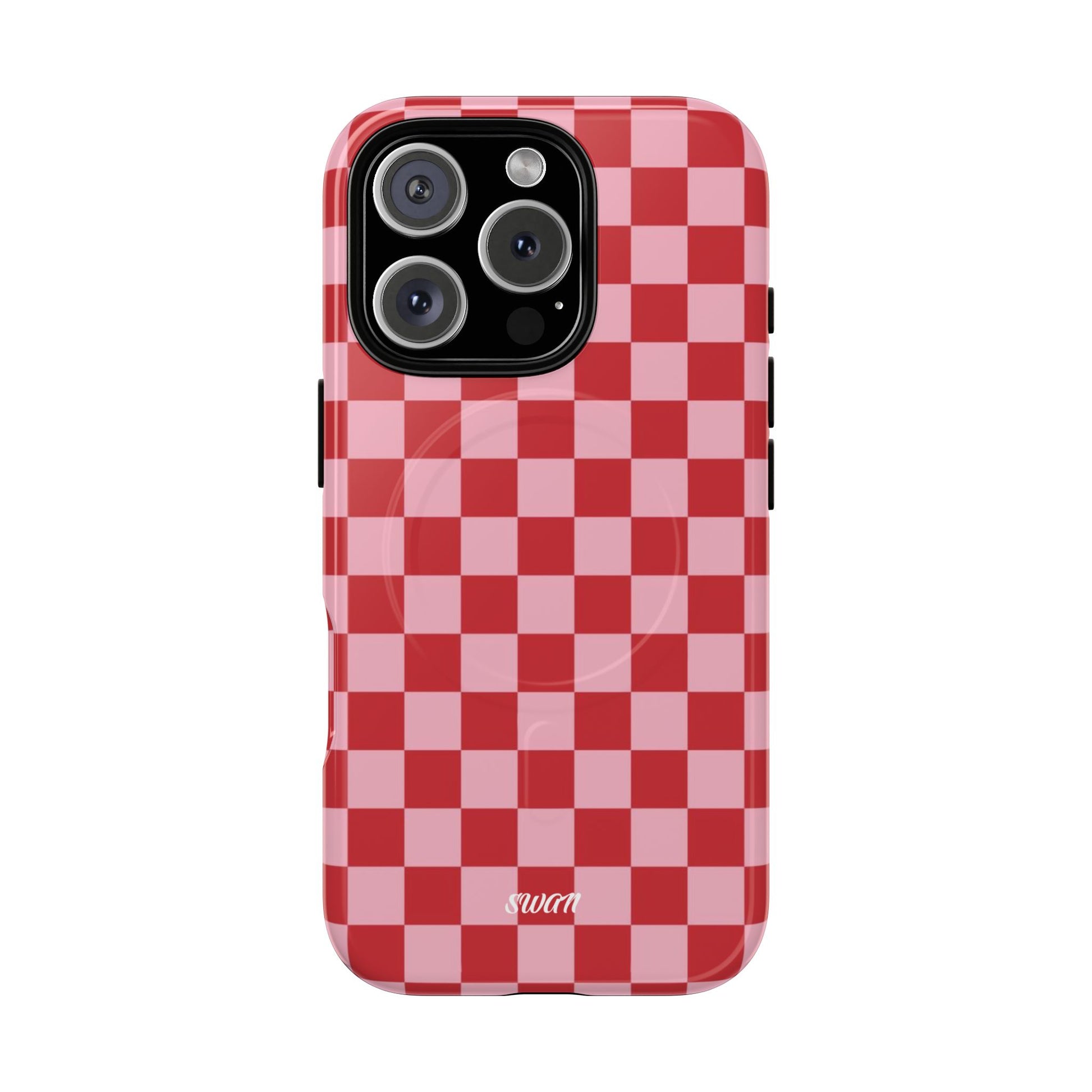 Red Checkerboard (Magsafe) - Swan