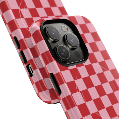 Red Checkerboard (Magsafe) - Swan