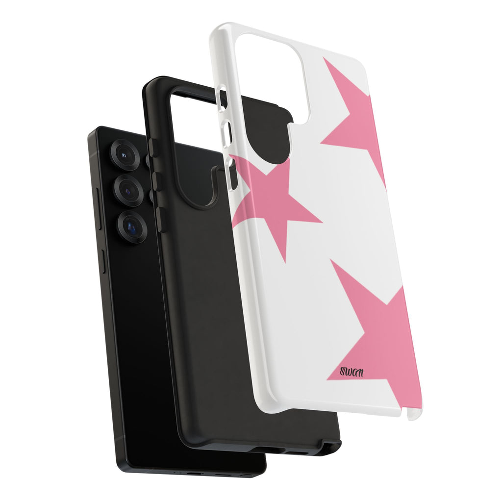 Star Bloom (Pink in White)