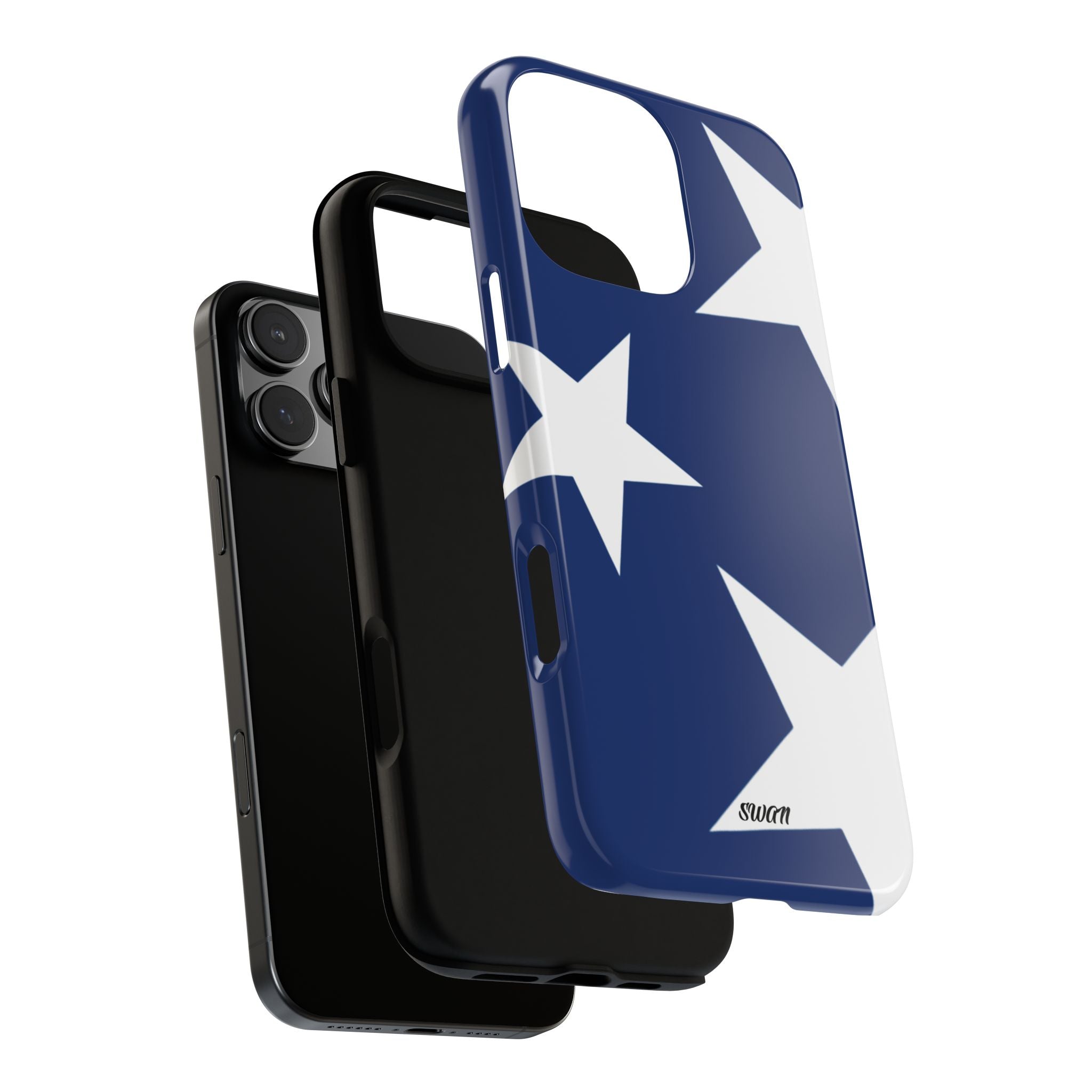 Star Bloom (White in Blue)