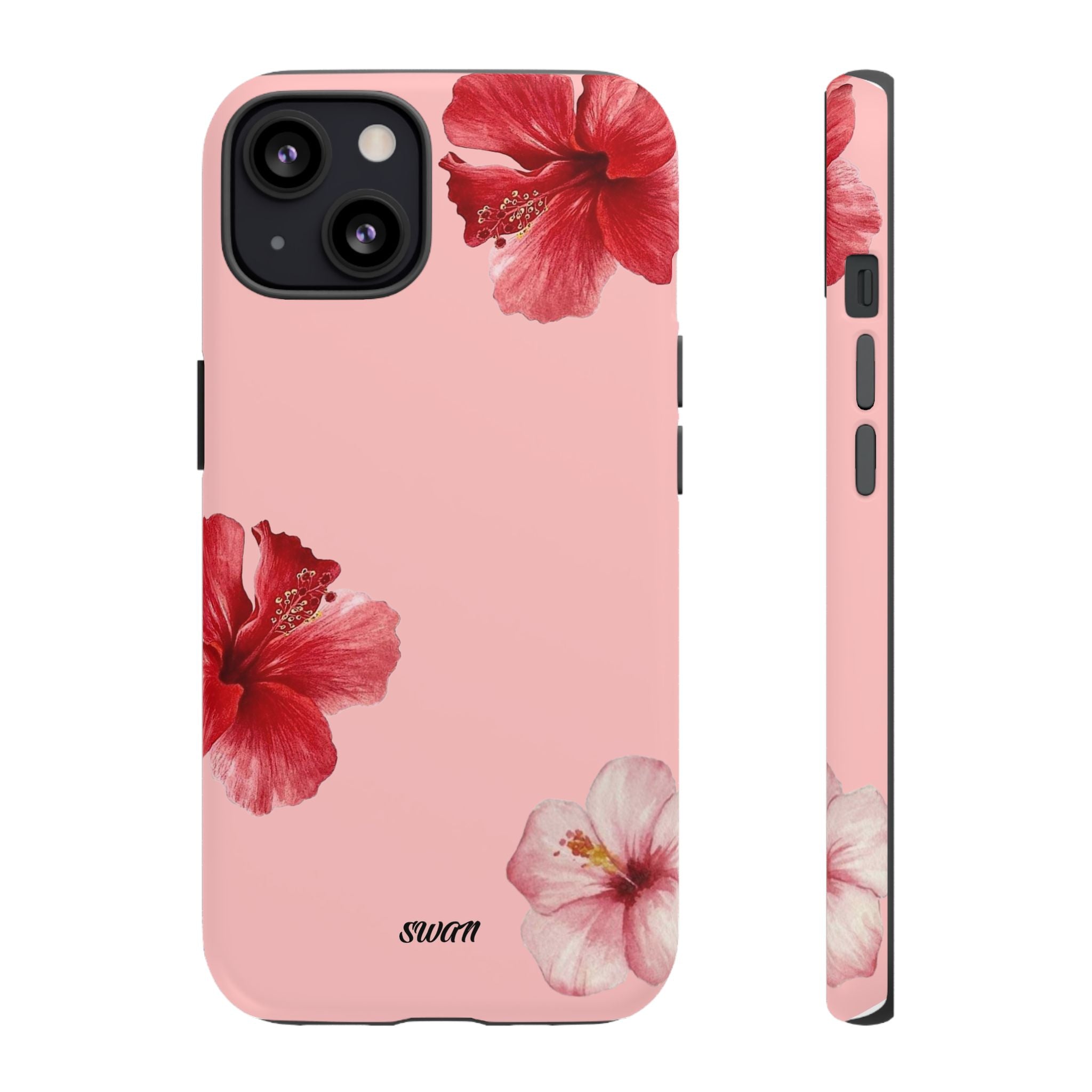 Blühender Hibiskus (Rosa)