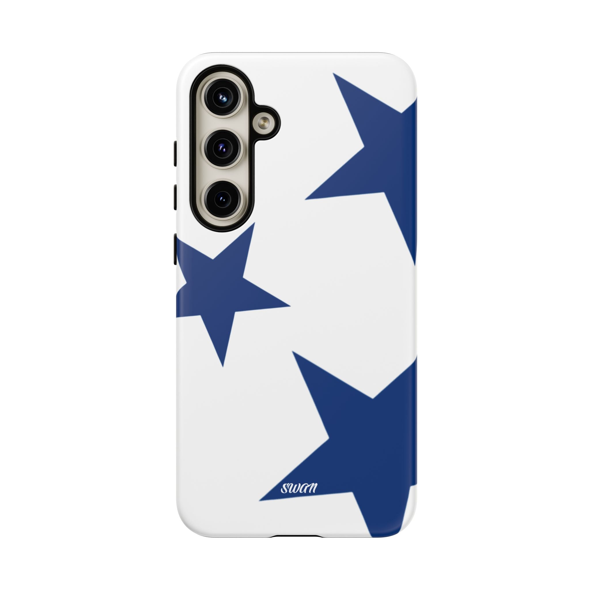 Sternenblüte (Blau in Weiß)