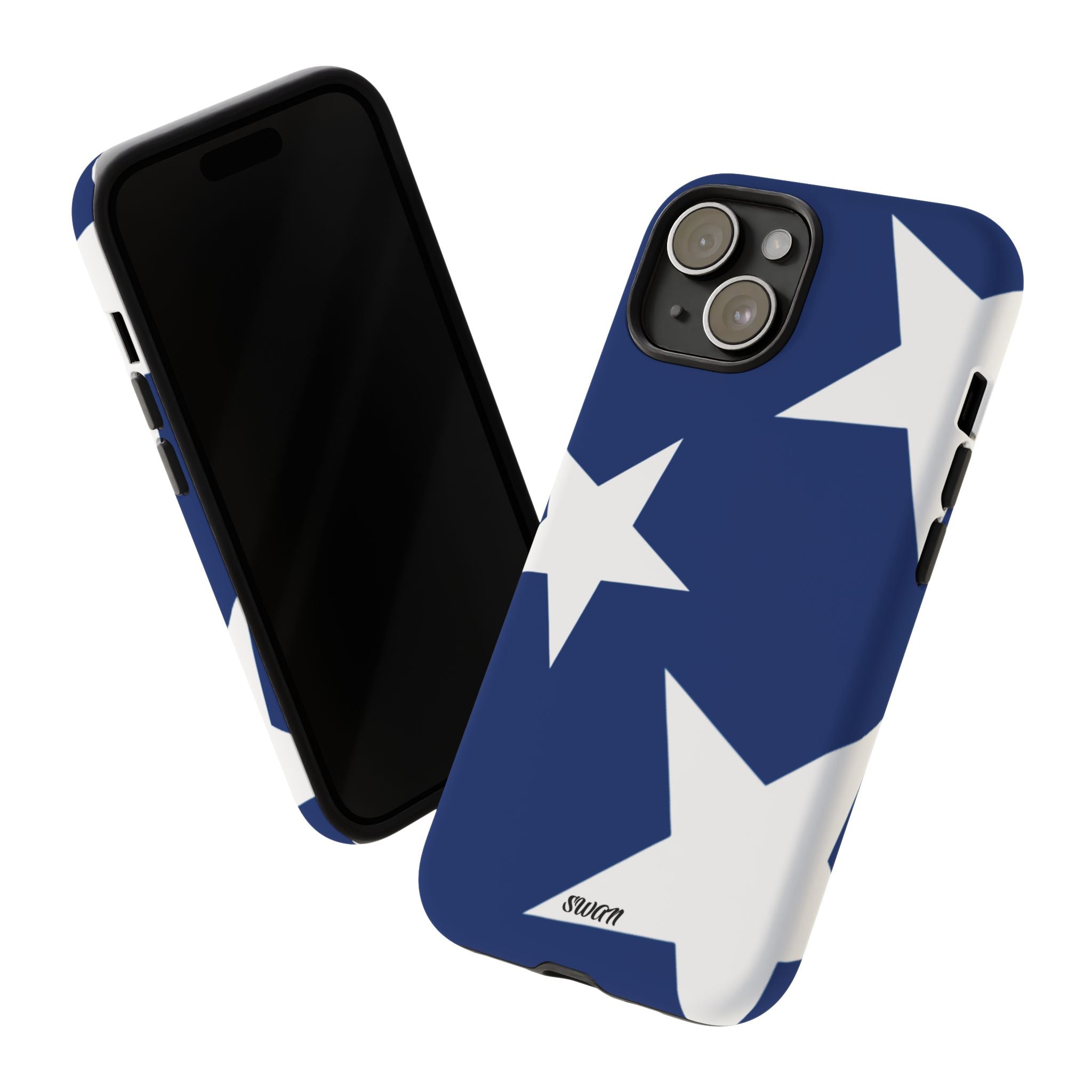 Star Bloom (White in Blue)