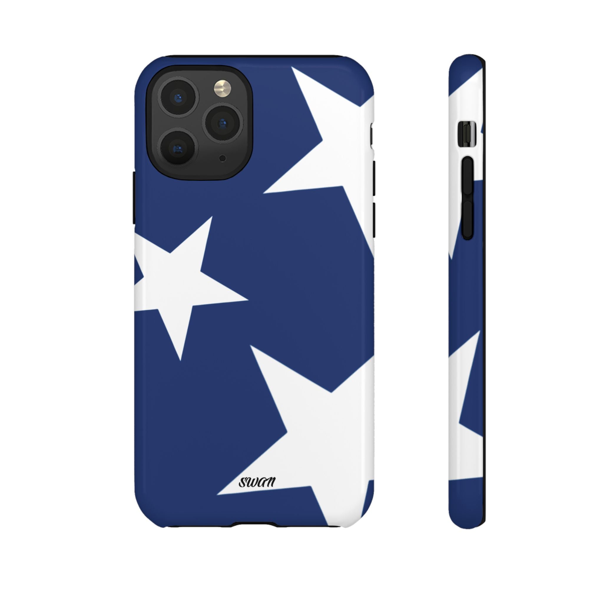 Star Bloom (White in Blue)