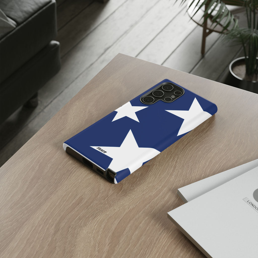 Star Bloom (White in Blue)