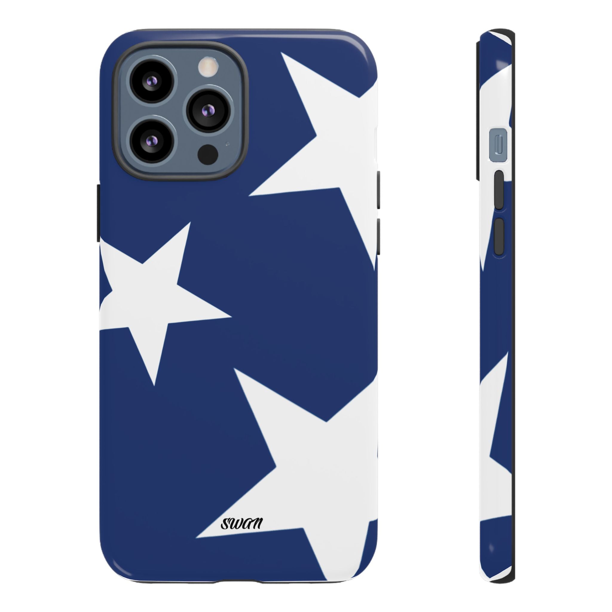 Star Bloom (White in Blue)