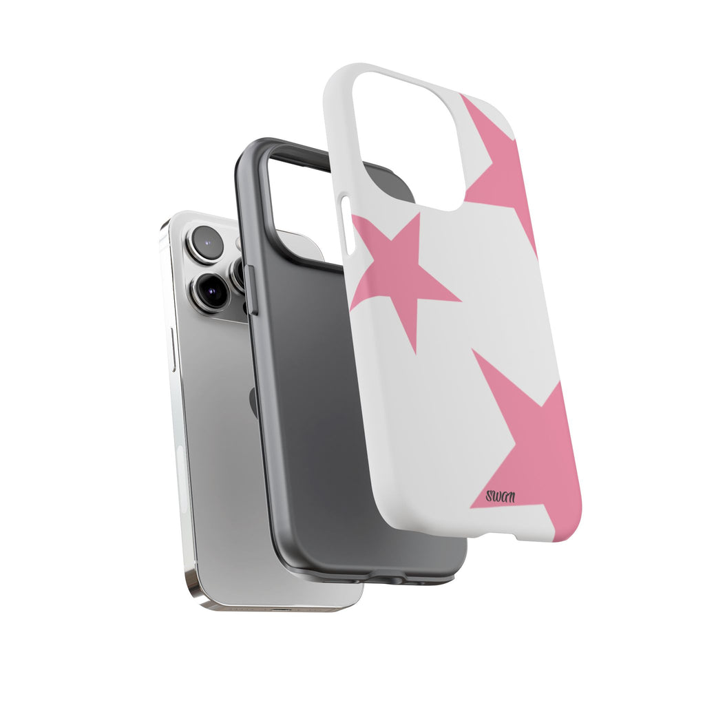 Star Bloom (Pink in White)