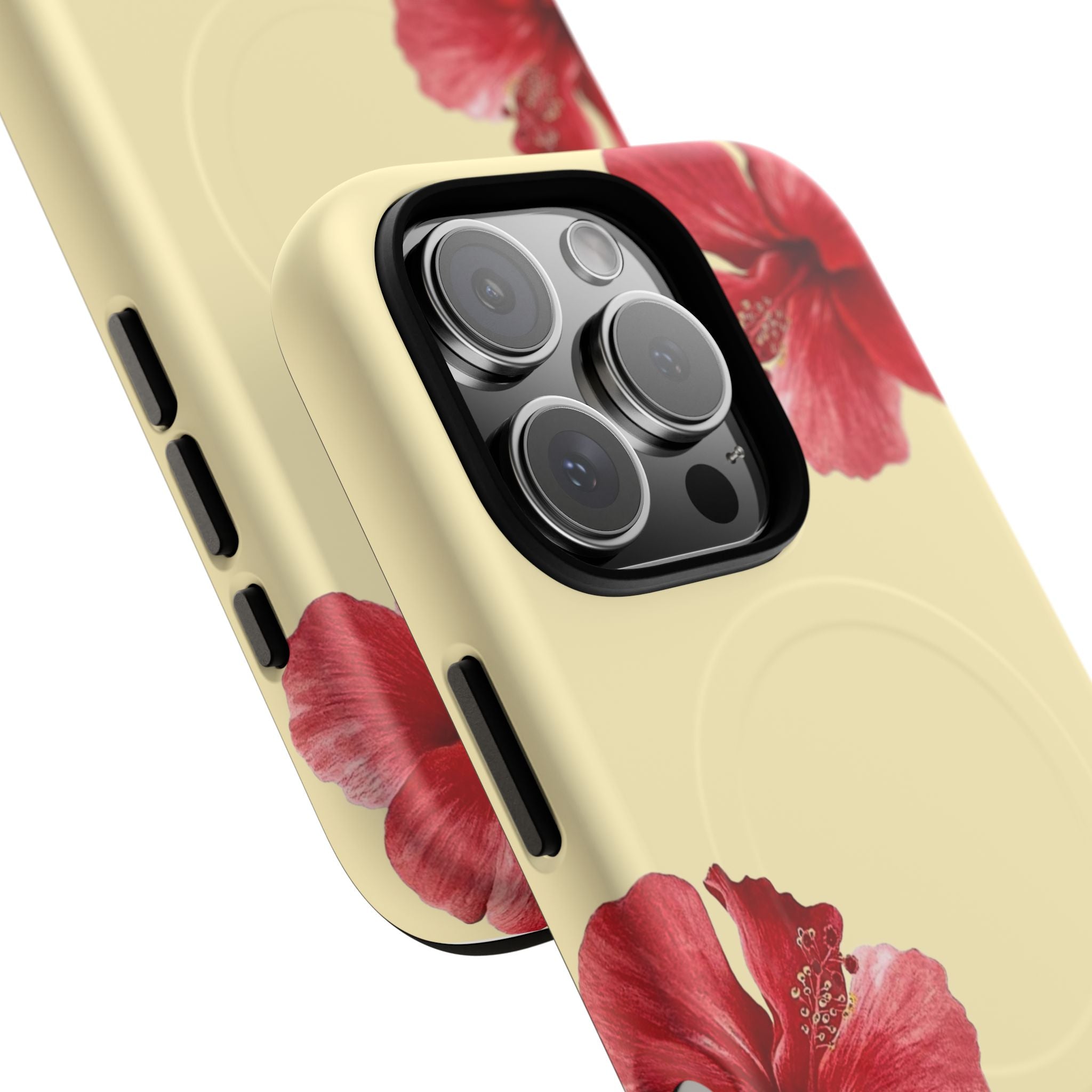 Hibiscus floral (Jaune tendre) (Magsafe)