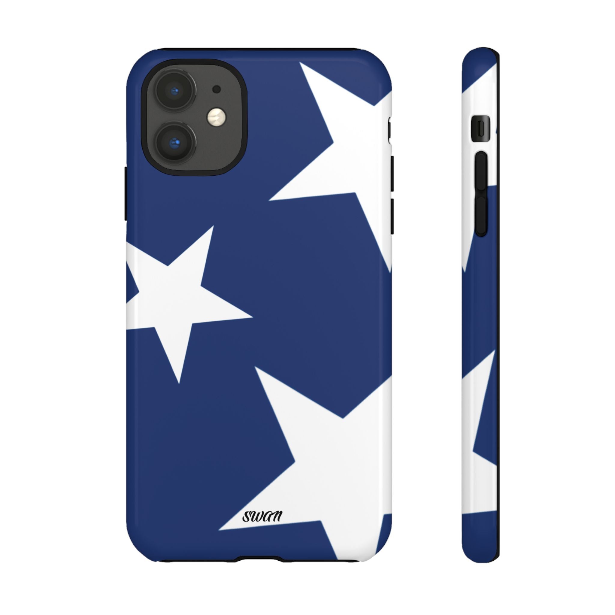 Star Bloom (White in Blue)