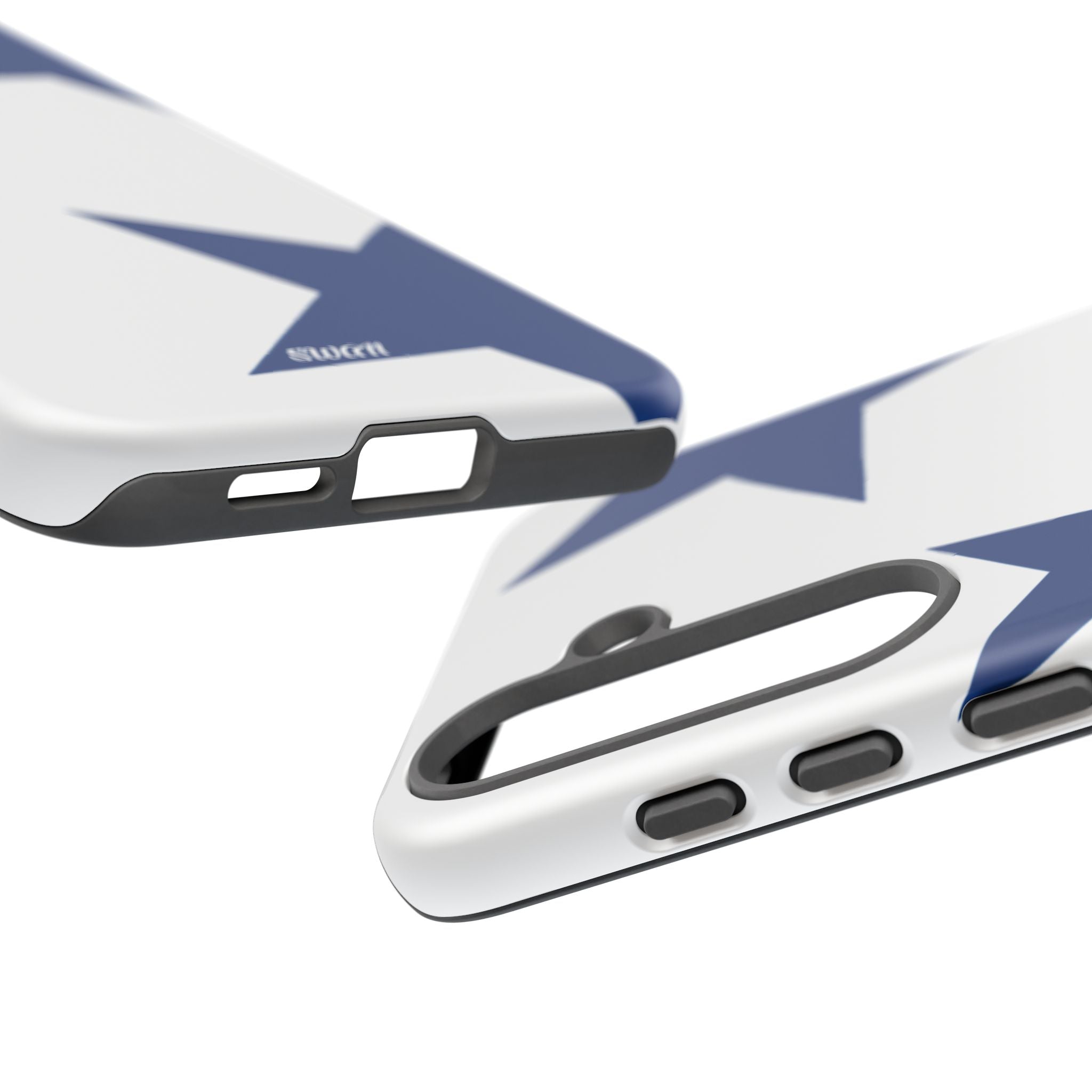 Sternenblüte (Blau in Weiß)