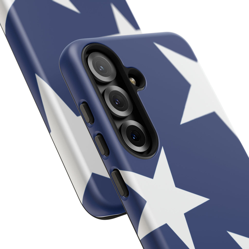 Star Bloom (White in Blue)