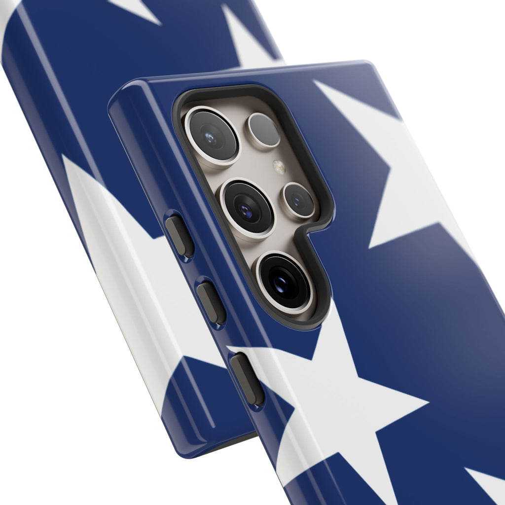 Star Bloom (White in Blue)