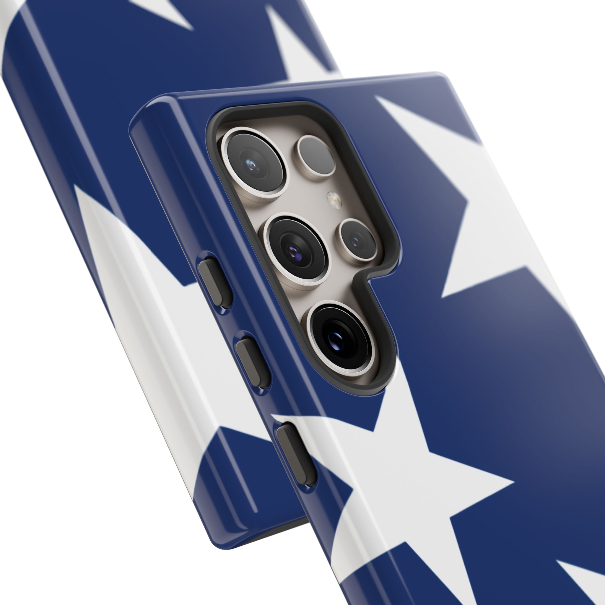 Star Bloom (White in Blue)