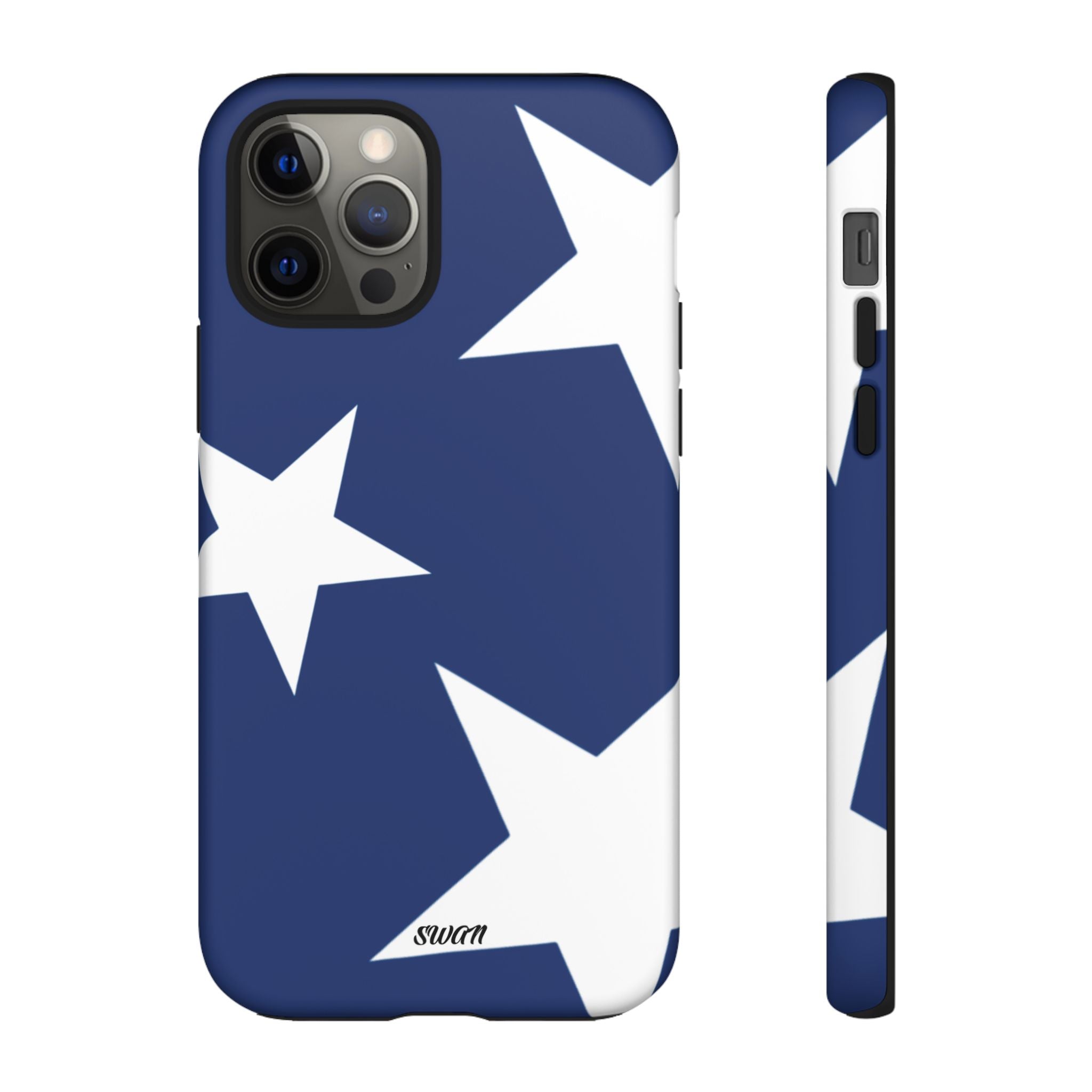 Star Bloom (White in Blue)