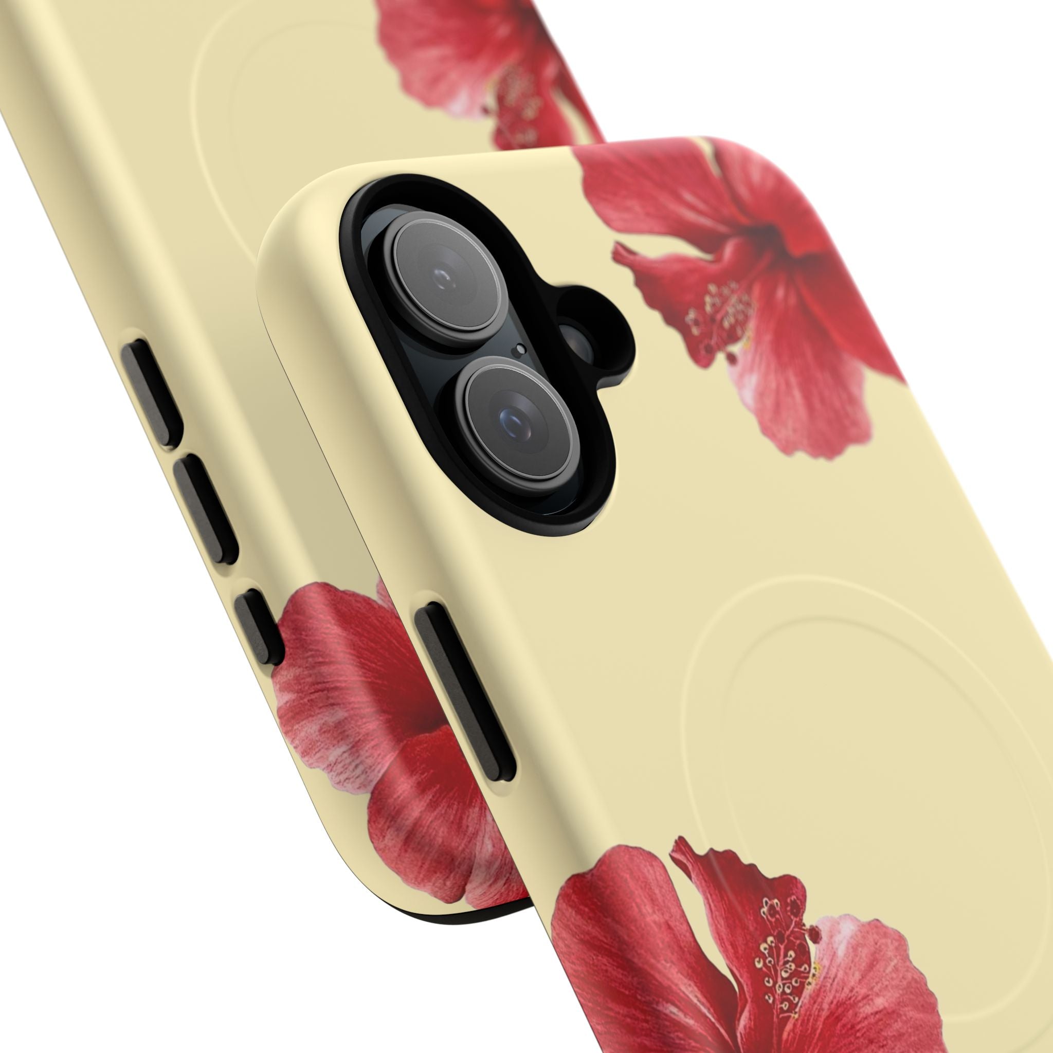 Hibiscus floral (Jaune tendre) (Magsafe)