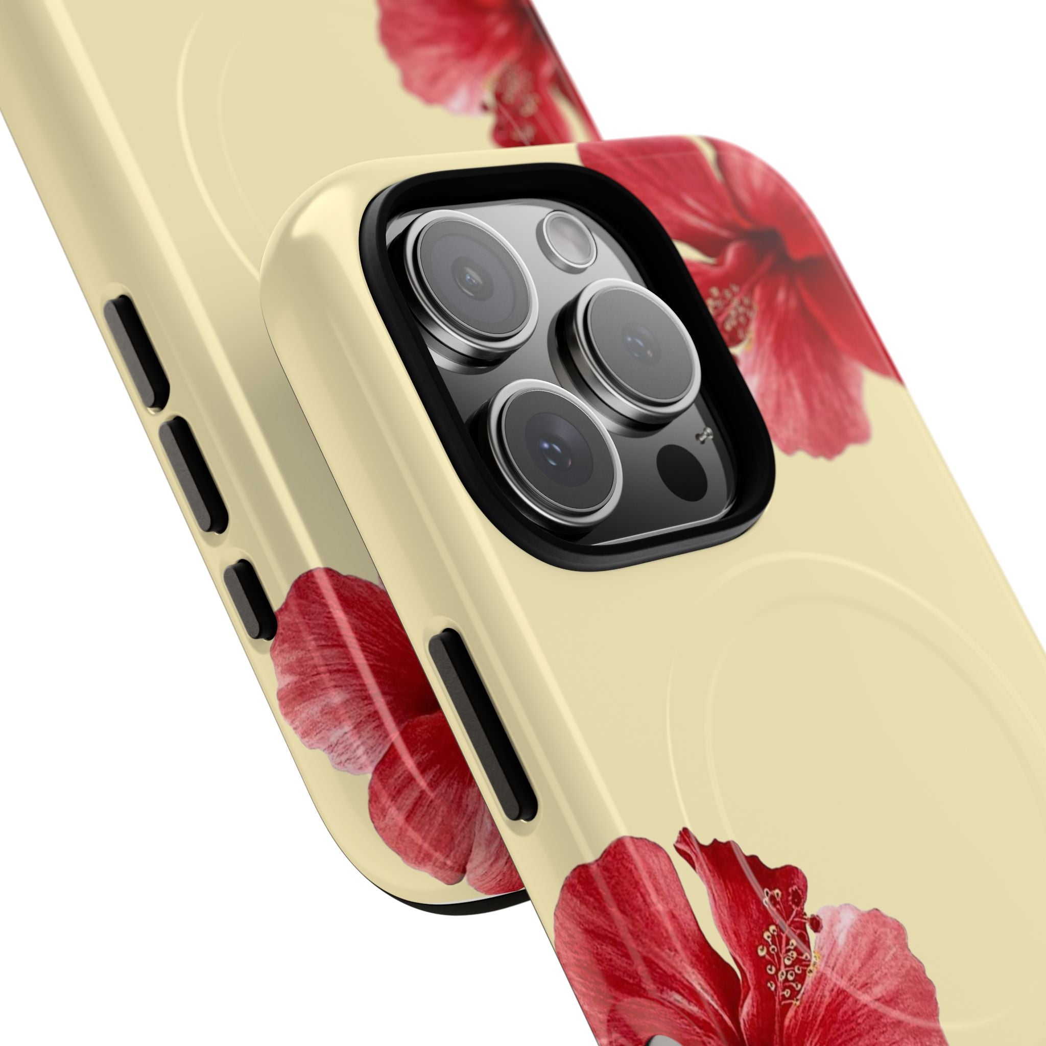 Hibiscus floral (Jaune tendre) (Magsafe)
