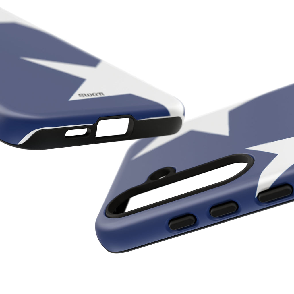 Star Bloom (White in Blue)