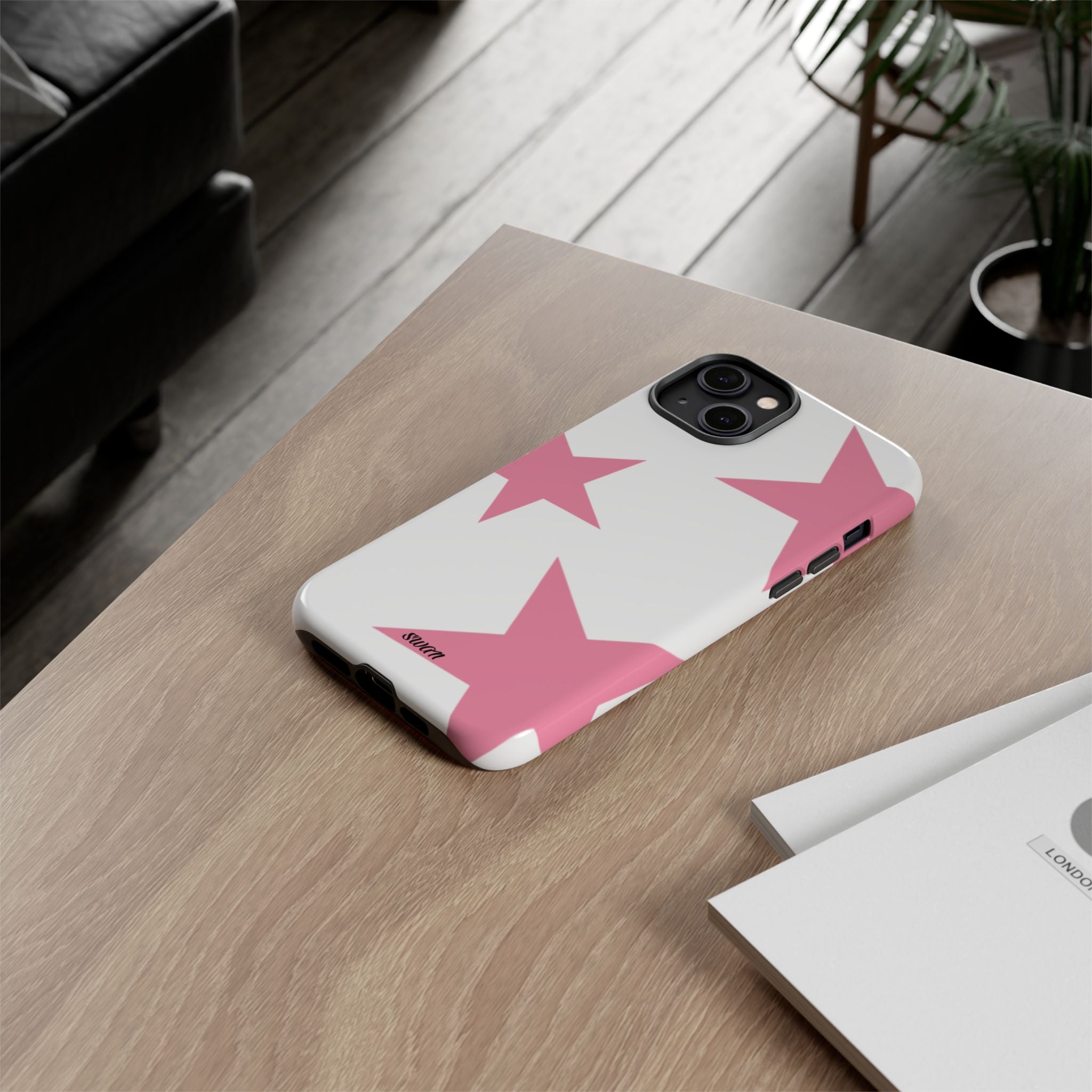 Star Bloom (Pink in White)