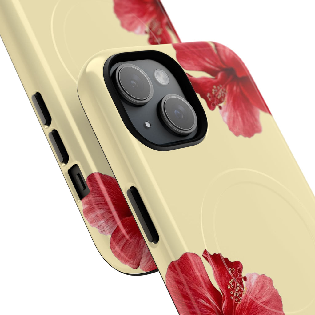 Hibiscus floral (Jaune tendre) (Magsafe)