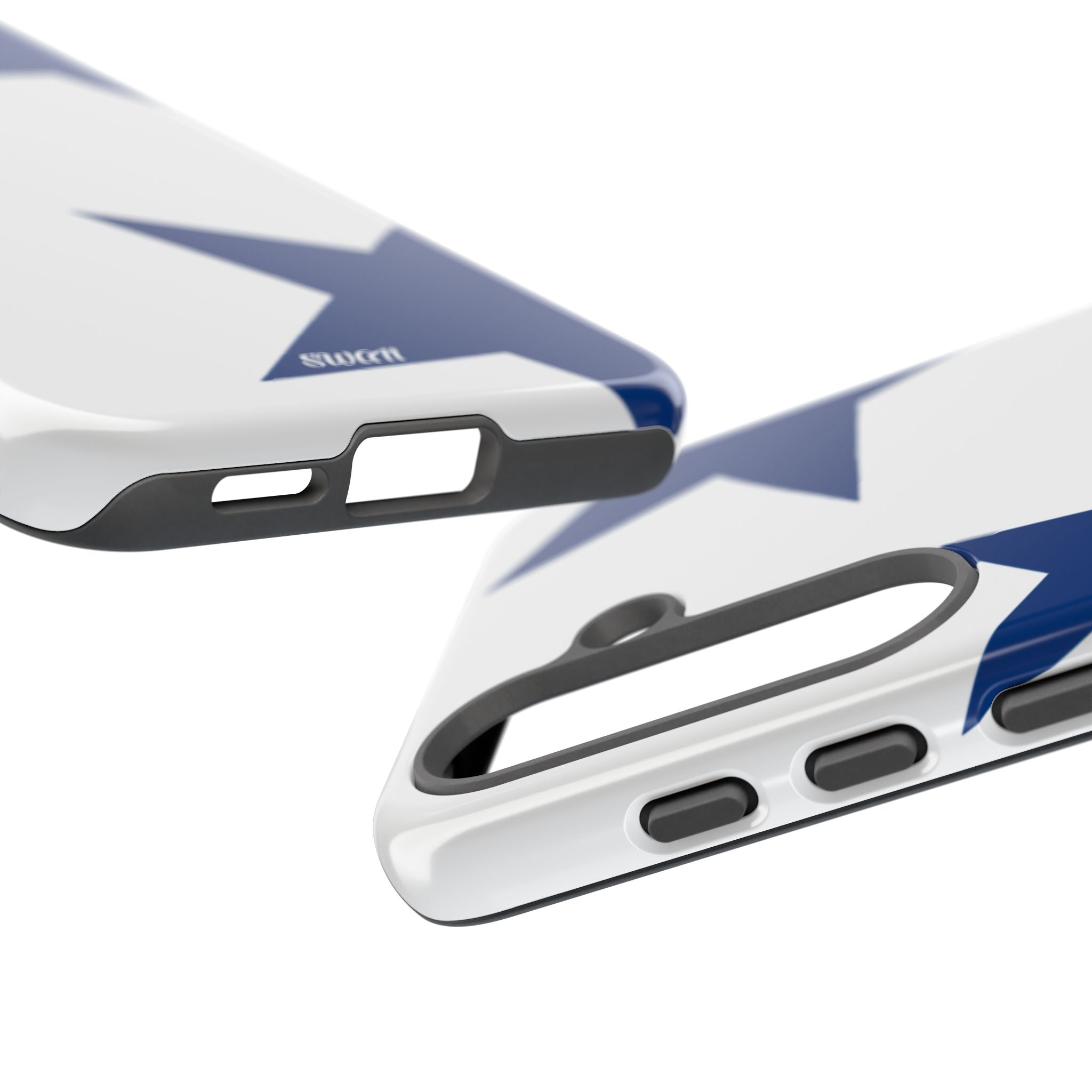 Sternenblüte (Blau in Weiß)