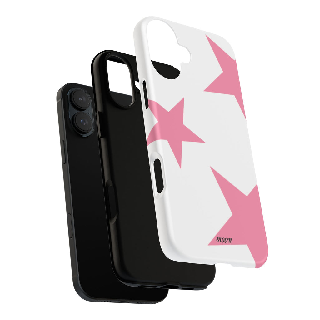 Star Bloom (Pink in White)