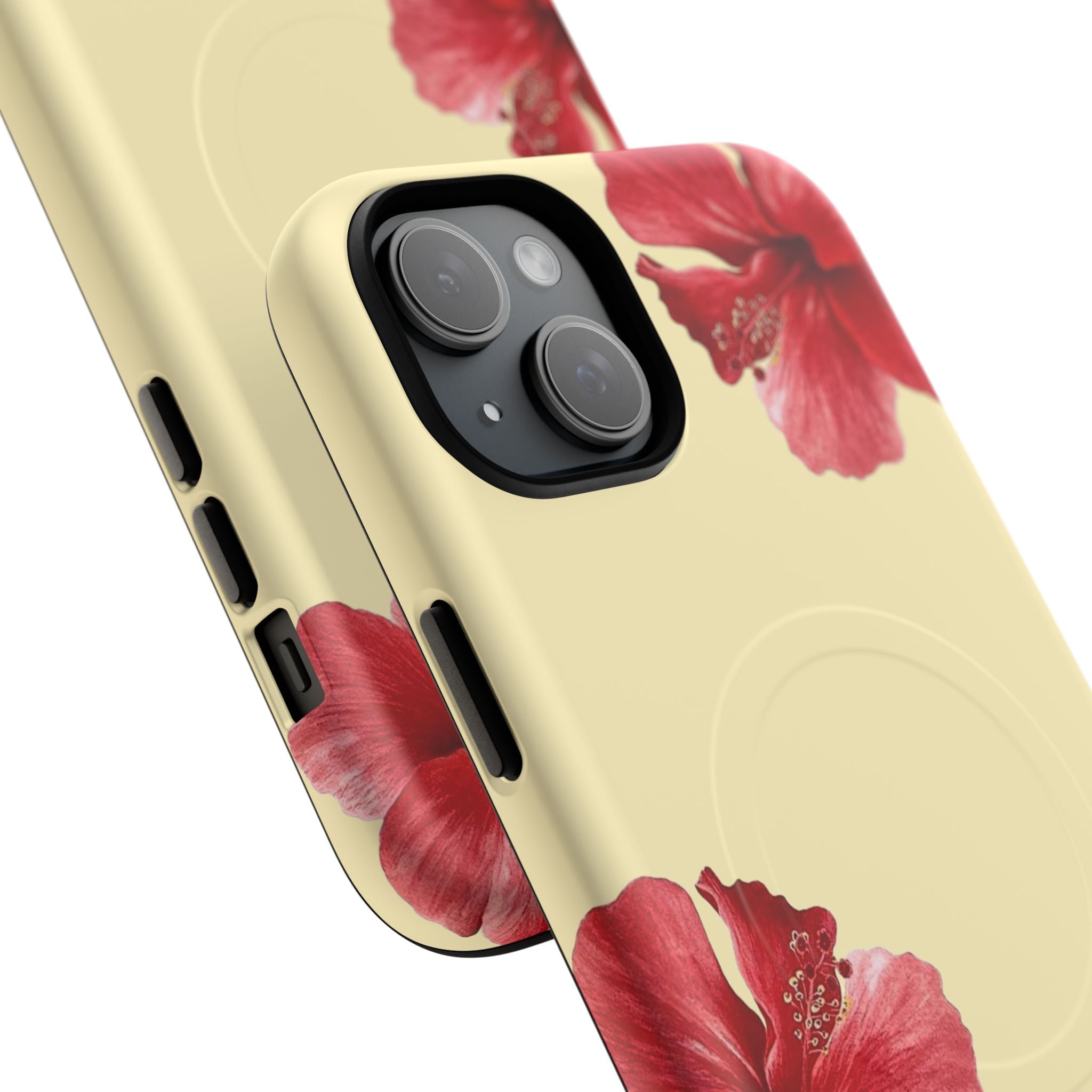 Hibiscus floral (Jaune tendre) (Magsafe)